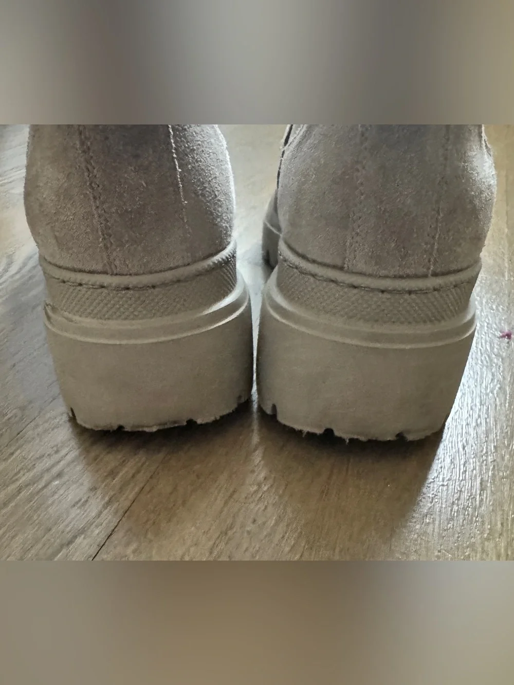 A. Soliani Monza Tall Oat Suede Lug Sole Boots EU 39 US 8.5